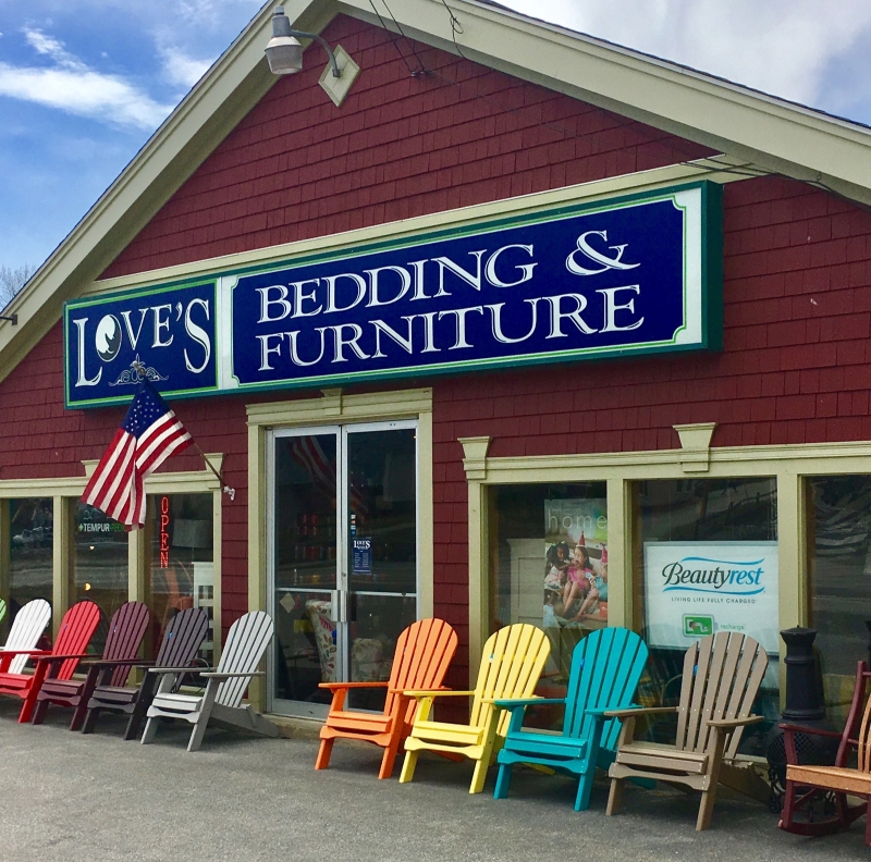 Outside of Love's Bedding and Furniture